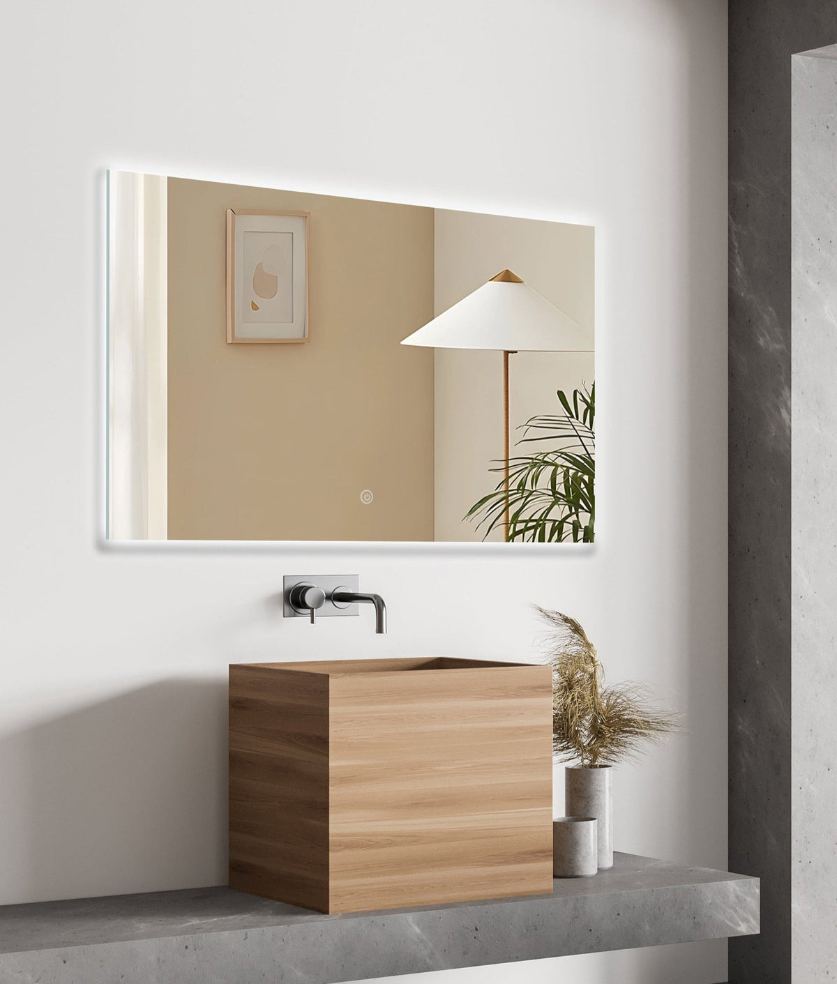 LED zrcadlo Delta